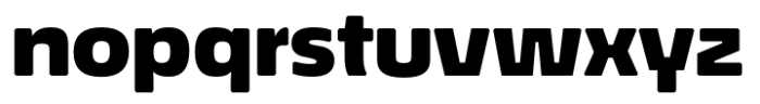 Econo Sans Black Expanded Font LOWERCASE