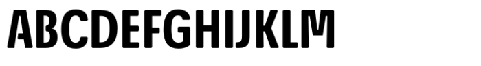 Econo Sans Bold Condensed Font UPPERCASE