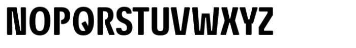 Econo Sans Bold Condensed Font UPPERCASE