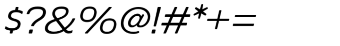 Econo Sans Book Expanded Italic Font OTHER CHARS