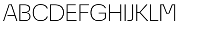 Econo Sans Extra Light Expanded Font UPPERCASE
