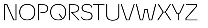 Econo Sans Extra Light Expanded Font UPPERCASE