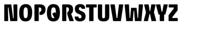 Econo Sans Heavy Condensed Font UPPERCASE