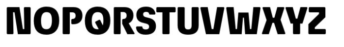 Econo Sans Heavy Font UPPERCASE