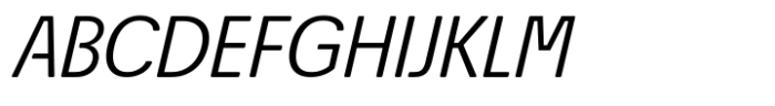 Econo Sans Italic Variable Font Font UPPERCASE