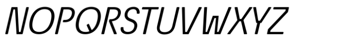 Econo Sans Italic Variable Font Font UPPERCASE