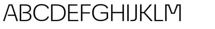 Econo Sans Light Expanded Font UPPERCASE
