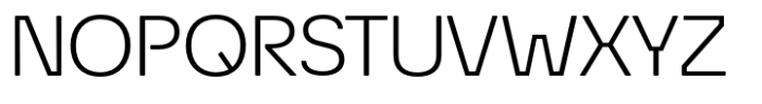 Econo Sans Light Expanded Font UPPERCASE