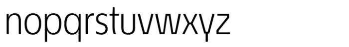 Econo Sans Light Font LOWERCASE