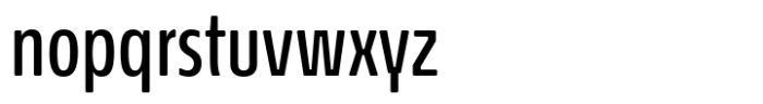 Econo Sans Medium Condensed Font LOWERCASE