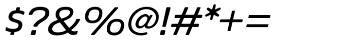 Econo Sans Medium Expanded Italic Font OTHER CHARS