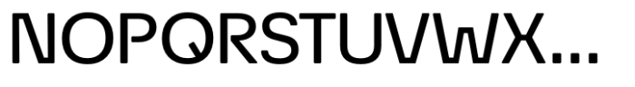 Econo Sans Medium Expanded Font UPPERCASE