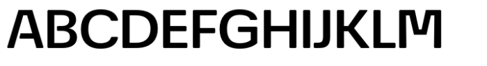 Econo Sans Semi Bold Expanded Font UPPERCASE