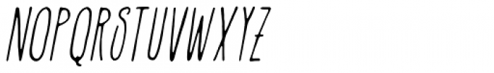 Ecriture Italic One Font UPPERCASE