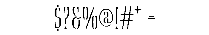 Ecru Regular Font OTHER CHARS