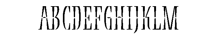 Ecru Regular Font UPPERCASE