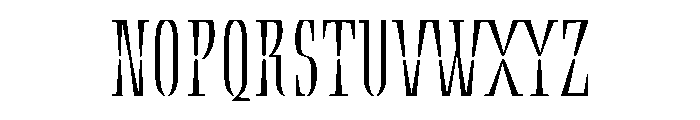 Ecru Regular Font UPPERCASE