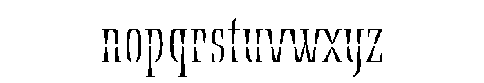 Ecru Regular Font LOWERCASE