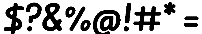 Edu NSW ACT Cursive Bold Font OTHER CHARS