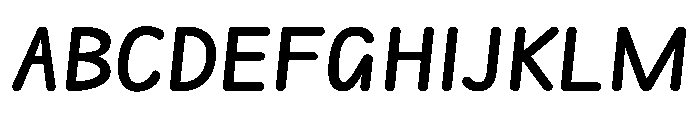 Edu NSW ACT Cursive Bold Font UPPERCASE