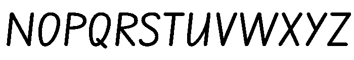 Edu NSW ACT Cursive Medium Font UPPERCASE