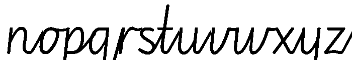 Edu NSW ACT Cursive Regular Font LOWERCASE
