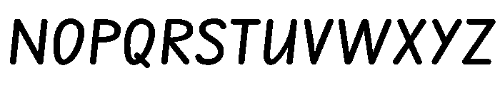 Edu NSW ACT Cursive SemiBold Font UPPERCASE
