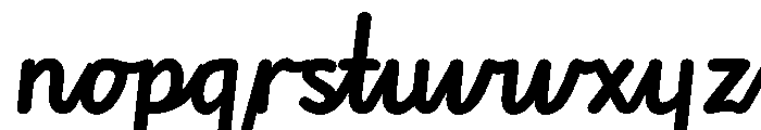 Edu NSW ACT Cursive SemiBold Font LOWERCASE