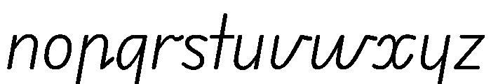 Edu Nsw Act Hand Cursive Regular Font LOWERCASE
