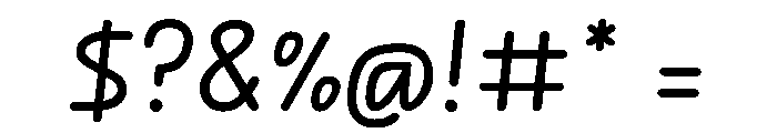 Edu Nsw Act Hand Precursive Medium Font OTHER CHARS