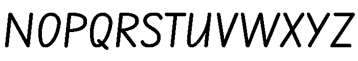 Edu Nsw Act Hand Precursive Medium Font UPPERCASE