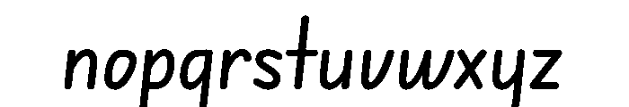 Edu Nsw Act Hand Precursive Medium Font LOWERCASE