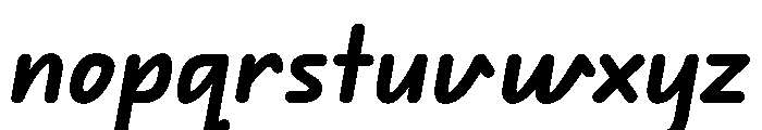 Edu QLD Hand Bold Font LOWERCASE