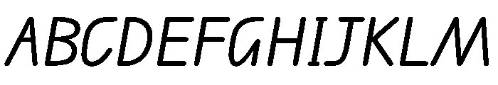 Edu QLD Hand Medium Font UPPERCASE