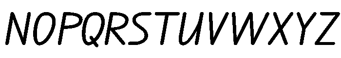 Edu QLD Hand Medium Font UPPERCASE