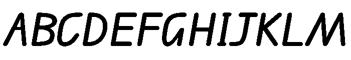 Edu QLD Hand SemiBold Font UPPERCASE