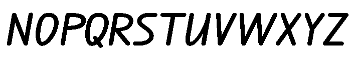 Edu QLD Hand SemiBold Font UPPERCASE