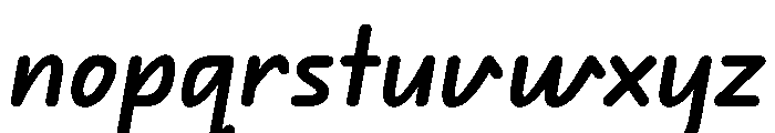 Edu QLD Hand SemiBold Font LOWERCASE