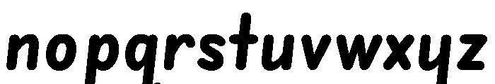 Edu SA Hand Bold Font LOWERCASE
