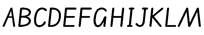 Edu SA Hand Medium Font UPPERCASE