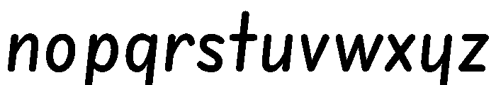 Edu SA Hand Medium Font LOWERCASE