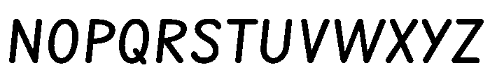 Edu SA Hand SemiBold Font UPPERCASE