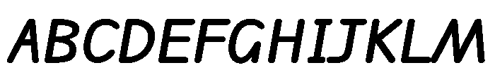 Edu VIC WA NT Hand Bold Font UPPERCASE