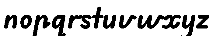 Edu VIC WA NT Hand Bold Font LOWERCASE