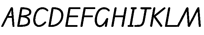 Edu VIC WA NT Hand Medium Font UPPERCASE