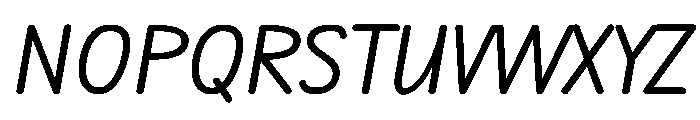 Edu VIC WA NT Hand Medium Font UPPERCASE