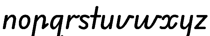 Edu VIC WA NT Hand Medium Font LOWERCASE