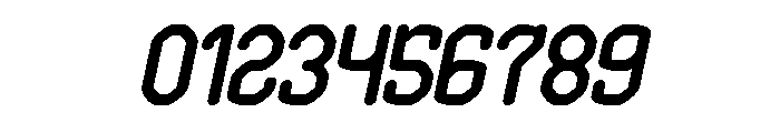 EDGE OF GALAXY Bold Italic Font OTHER CHARS