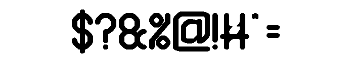 EDGE OF GALAXY Bold Font OTHER CHARS