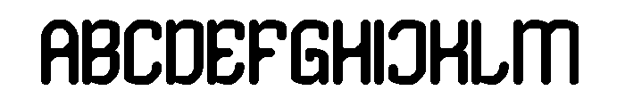 EDGE OF GALAXY Bold Font UPPERCASE